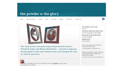 Desktop Screenshot of powderandglory.com